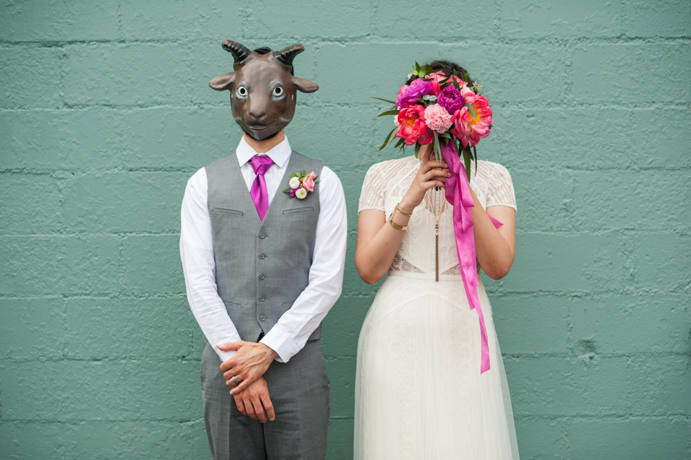 Super fun and quirky wedding photography by Georgia photographer You are Raven.