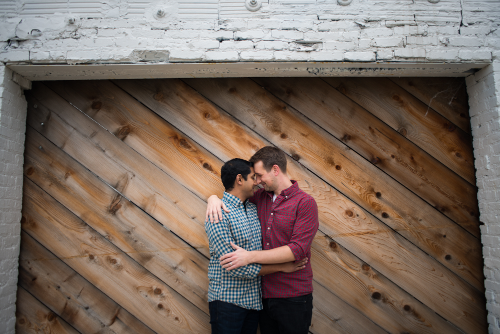 romantic engagement session at the Beltline with You are Raven