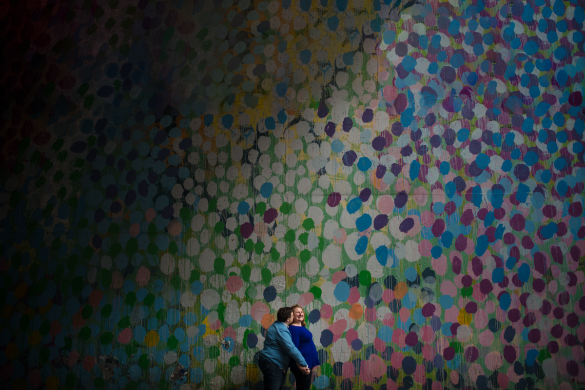 engagement portraits in the city with You are Raven