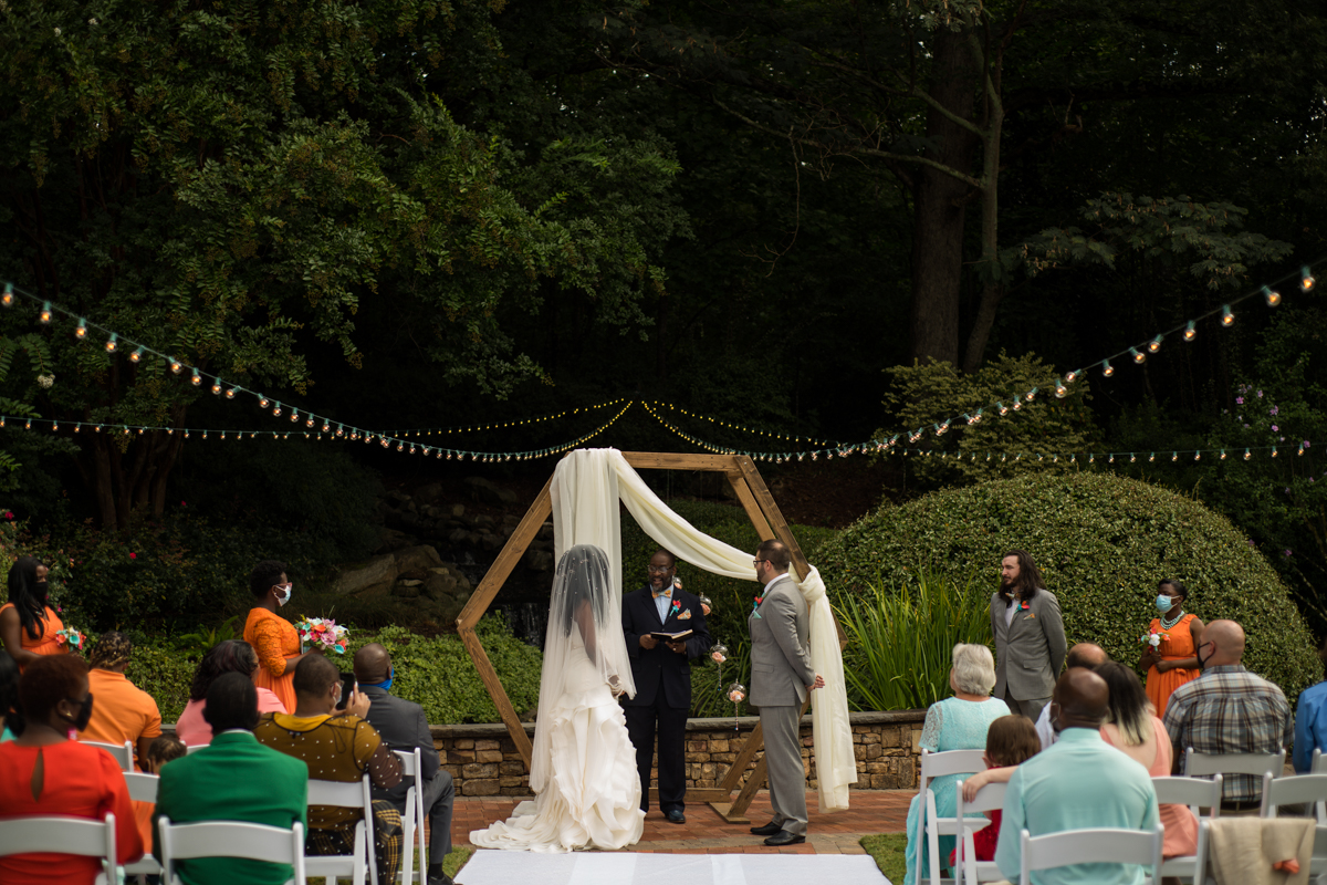 intimate garden wedding in Atlanta GA